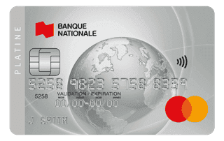 Carte Mastercard Platine de la Banque Nationale
