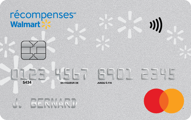 Carte de Récompenses Walmart Mastercardᴹᴰ